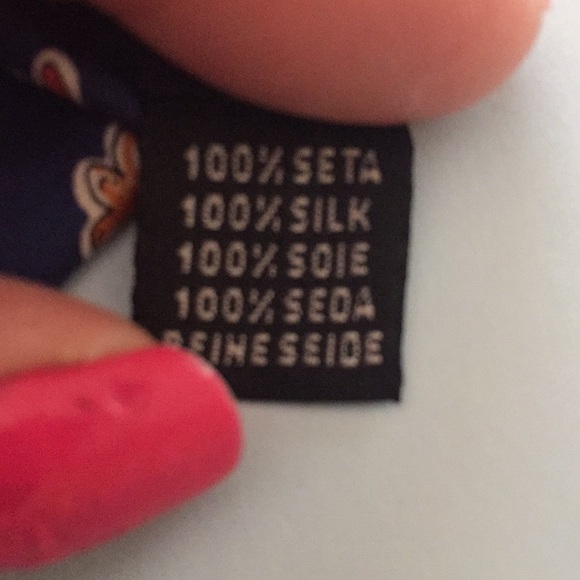 NWOT Il David by Florence silk “Made in Italy” tie - Picture 5 of 5